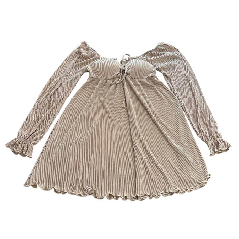 Almost Famous Mini Dress Milkmaid Style Size M